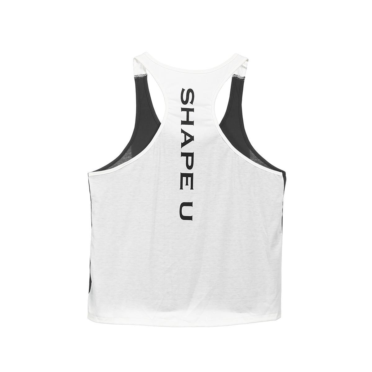 Men Solid Gym Stringer Tank Top Bodybuilding Fitness Singlets Muscle Vest Tees Sport Clothing