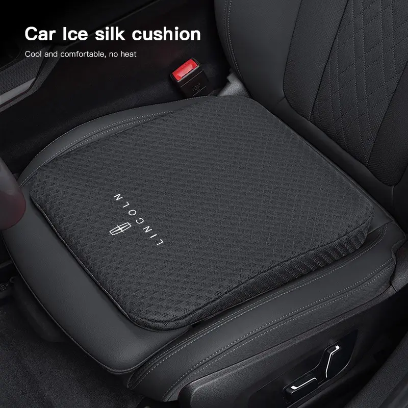 Universal Car Seat Cover Breathable Mat height increase Auto Cushion Anti Slip For Lincoln Navigator Continental Nautilus Aviator MKZ MKX MKC MKT MKS Corsair Mark E Automotive Interior Cushion Car Seat Accessories