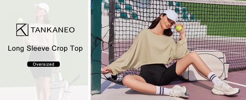 Imily Bela Womens Long Ballon Sleeve Sweatshirts Tops Cropped Crew Neck Loose Fit Casual Workout Shirts Imily Bela Womens Long Ballon Sleeve Sweatshirts Tops Cropped Crew Neck Loose Fit Casual Workout Shirts