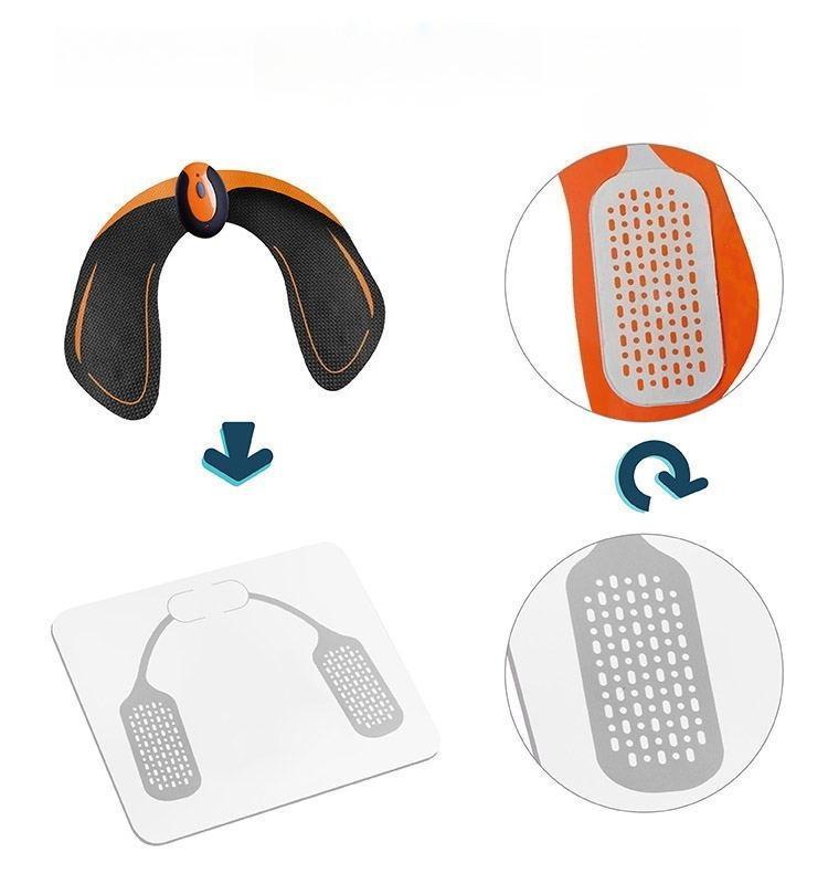 Buttock toning device, suitable for both men and women, a fitness device with buttock pads, a lazy way to lift and firm the buttocks, with wireless remote control training.