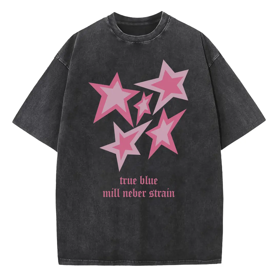Vintage Acid Wash T-Shirt with Watermelon Graphic, Unisex Heavy Cotton Crew Neck Top, Streetwear for All Seasons, Thanksgiving, Easter, Valentines Day, All Over Print, Oversized Vintage Acid Wash Women's T-Shirts, Basic, Casual, Chic, Classic, Cute, Athle