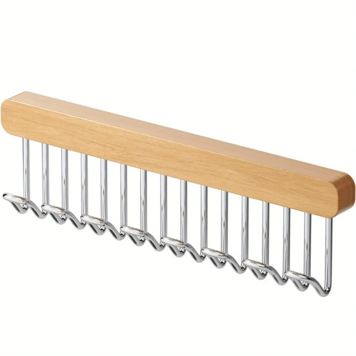 8 hooks save retractable hangers, multi-functional wardrobe organizer, suitable for suspenders, underwear, bags and multi-item storage