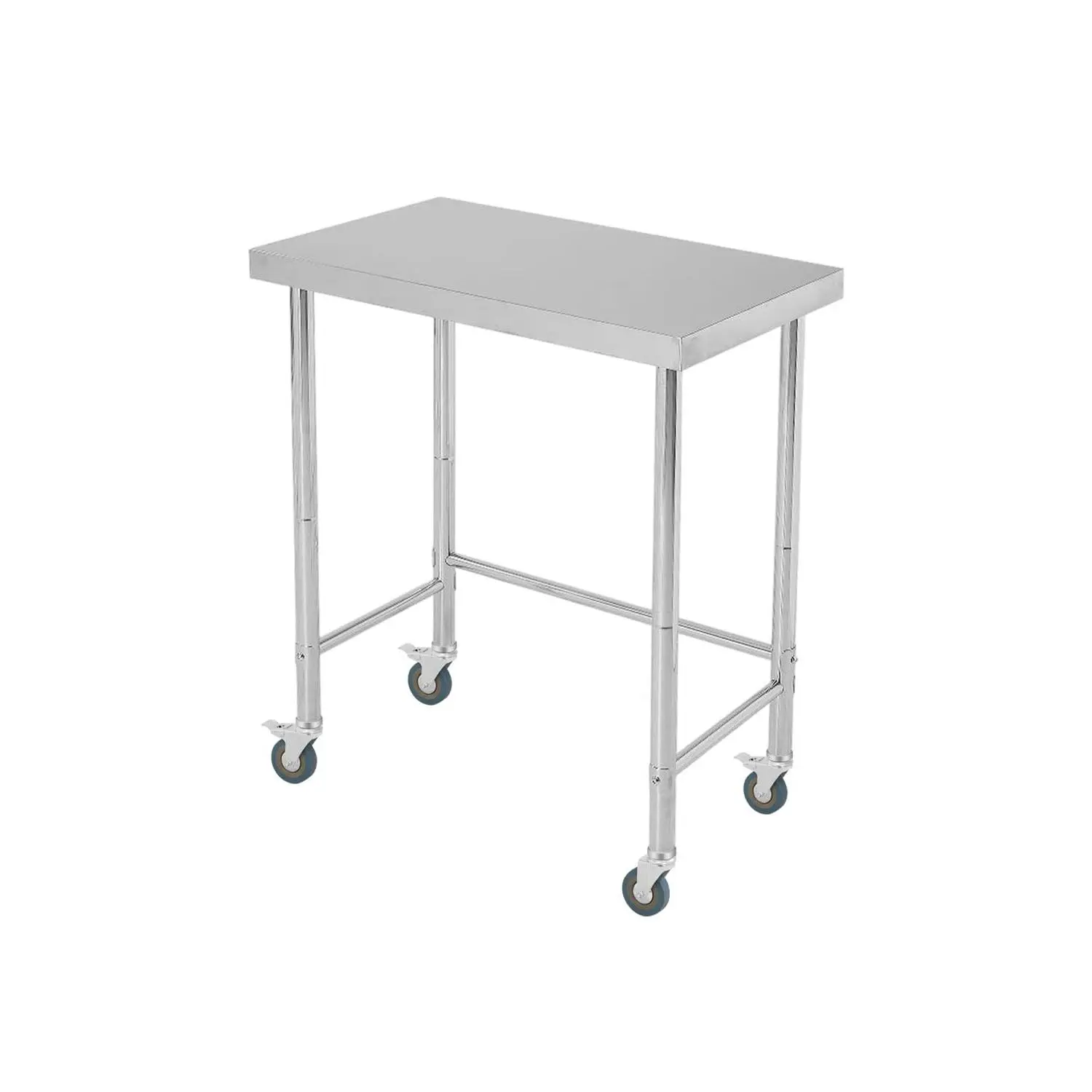 Heavy Duty Stainless Steel Prep Table - Professional Kitchen & Restaurant Workbench with 400lbs Capacity, Rust Resistant Open Base & Fixed Legs,18x32x35in/18*28*35inch/18*28*35in/18*24*35in/16*24*35inch