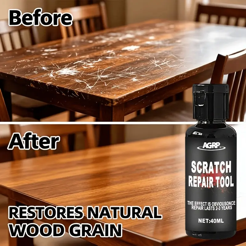 Special Rosewood Wood Touch-Up Wax, Conceals Minor Surface Scratches for Hardwood Floors, Cabinet Doors, Window Frames & Desks, Polishing Care Cream Boosts Natural Wood Luster for Daily Solid Wood Maintenance