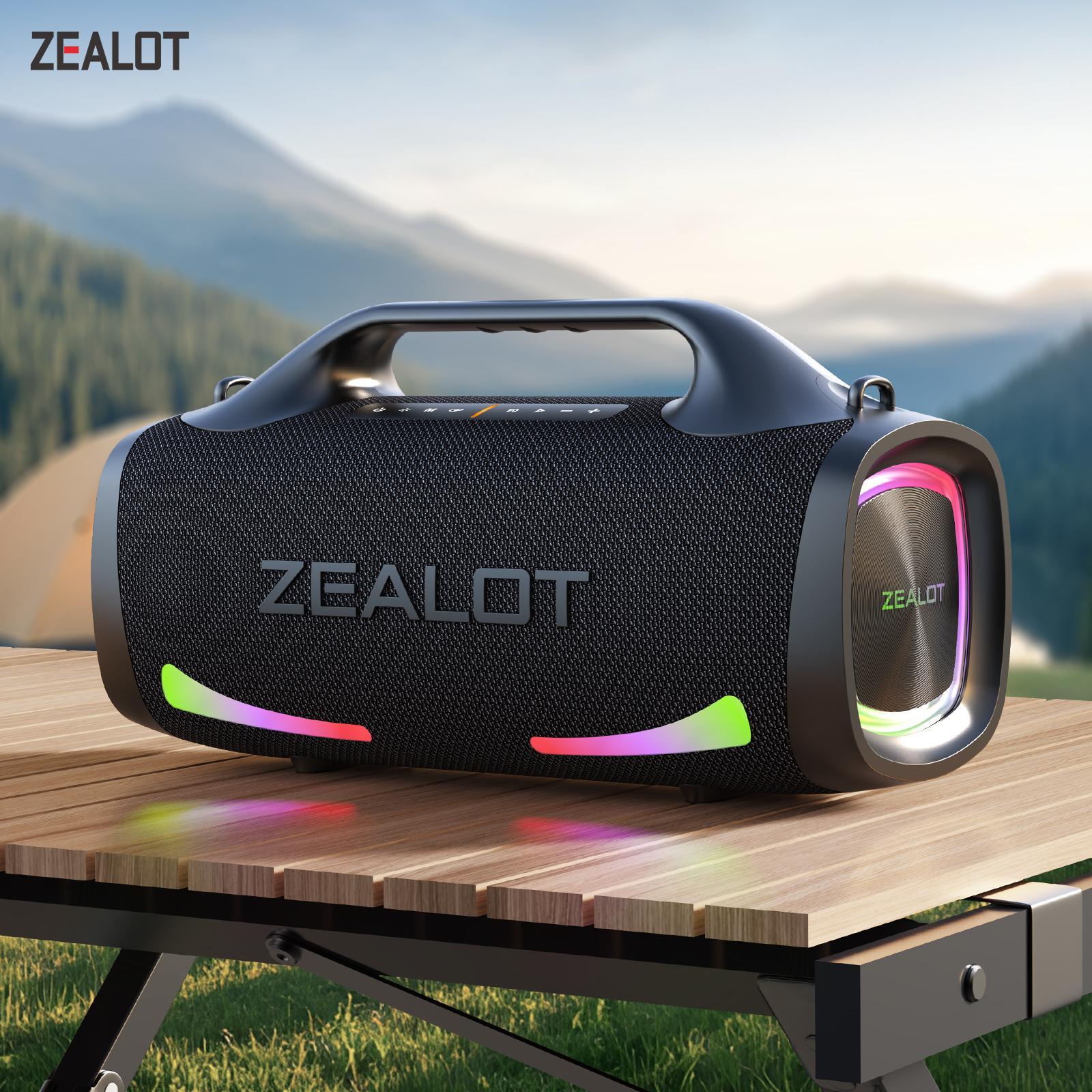 Speaker, Wireless 100W S79 ZEALOT 新品未開封 ブラック ワイヤレススピーカー S79 ZEALOT ゆ*ま様 Portable Outdoor Waterproof スピーカー・ウーファー