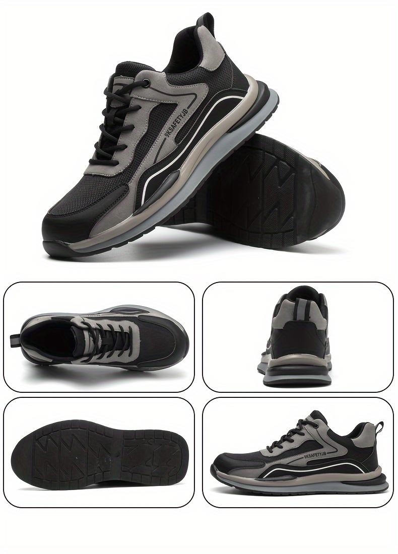 Fashionable New Safety Shoes, Men's Anti Smashing and Anti Piercing, Gardener Work Shoes, Anti Slip and Wear- Farm Protective Shoes