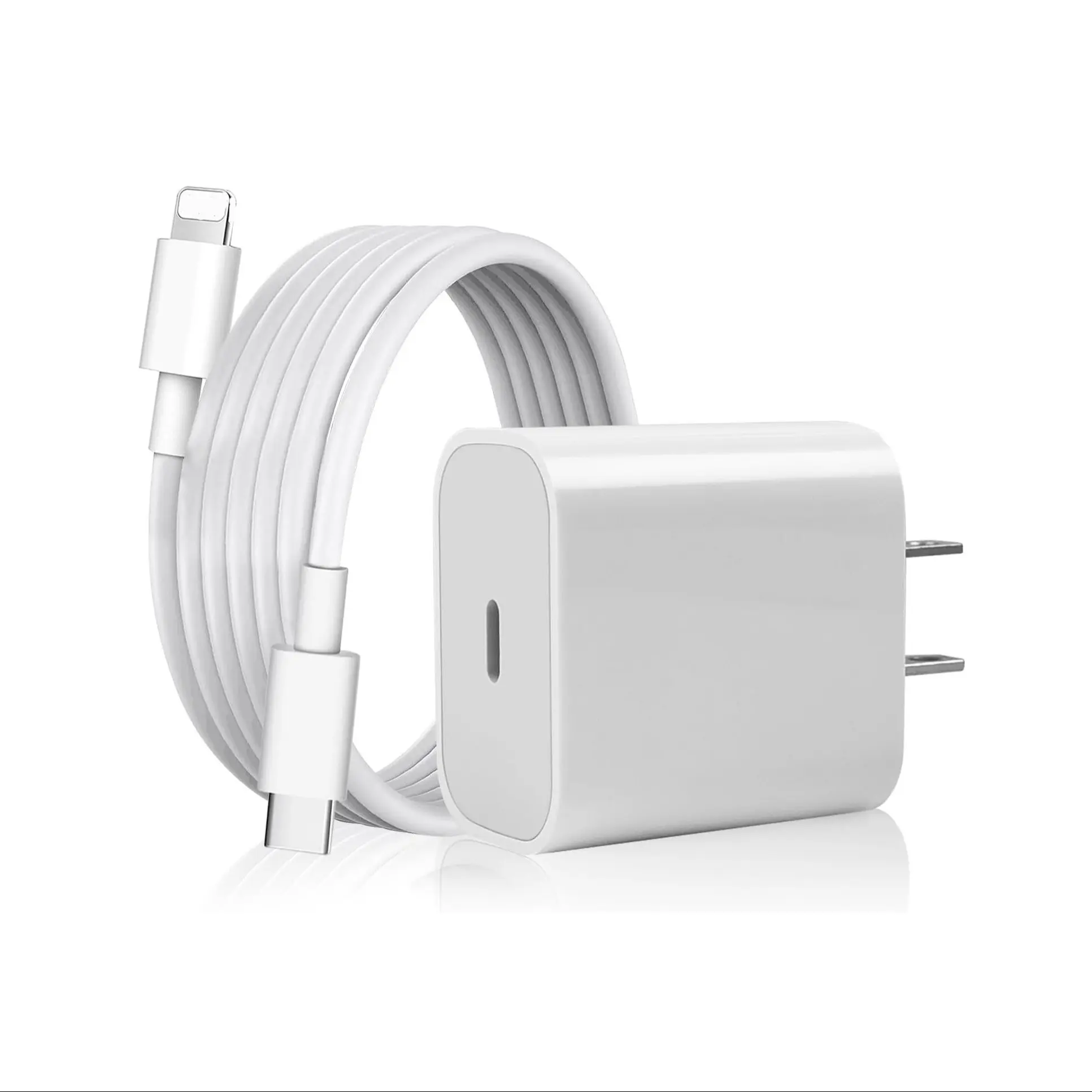 PD 20W USB-C Fast Charger Adapter, 1M/3.2FT USB-C to Lightning Fast Charging Cable, Compatible with iPhone 14/13/12/11 Pro Max/XR/XS/x, iPad, AirPods Pro, Cellphone Adapter