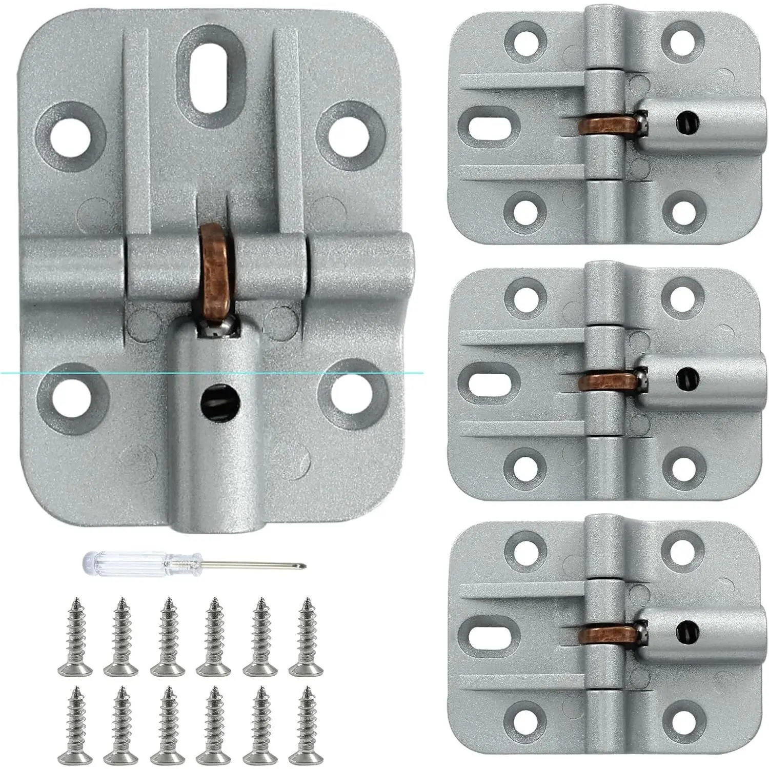Adjustable Locking Hinges, 4 pcs