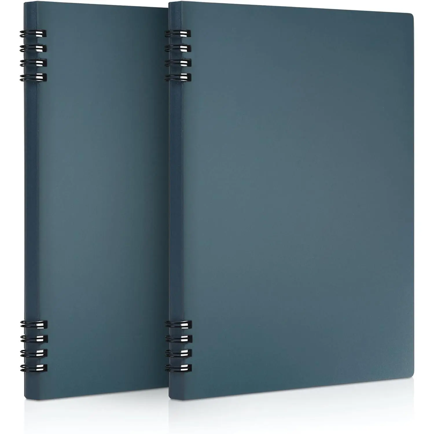 Stone Paper Notebook, School Notebook, Smooth Note-Taking Pad, Journal for Writing, 5-1/2" x 8-1/2", Blue Cover, 60 Sheets, 2 Pack (161641)
