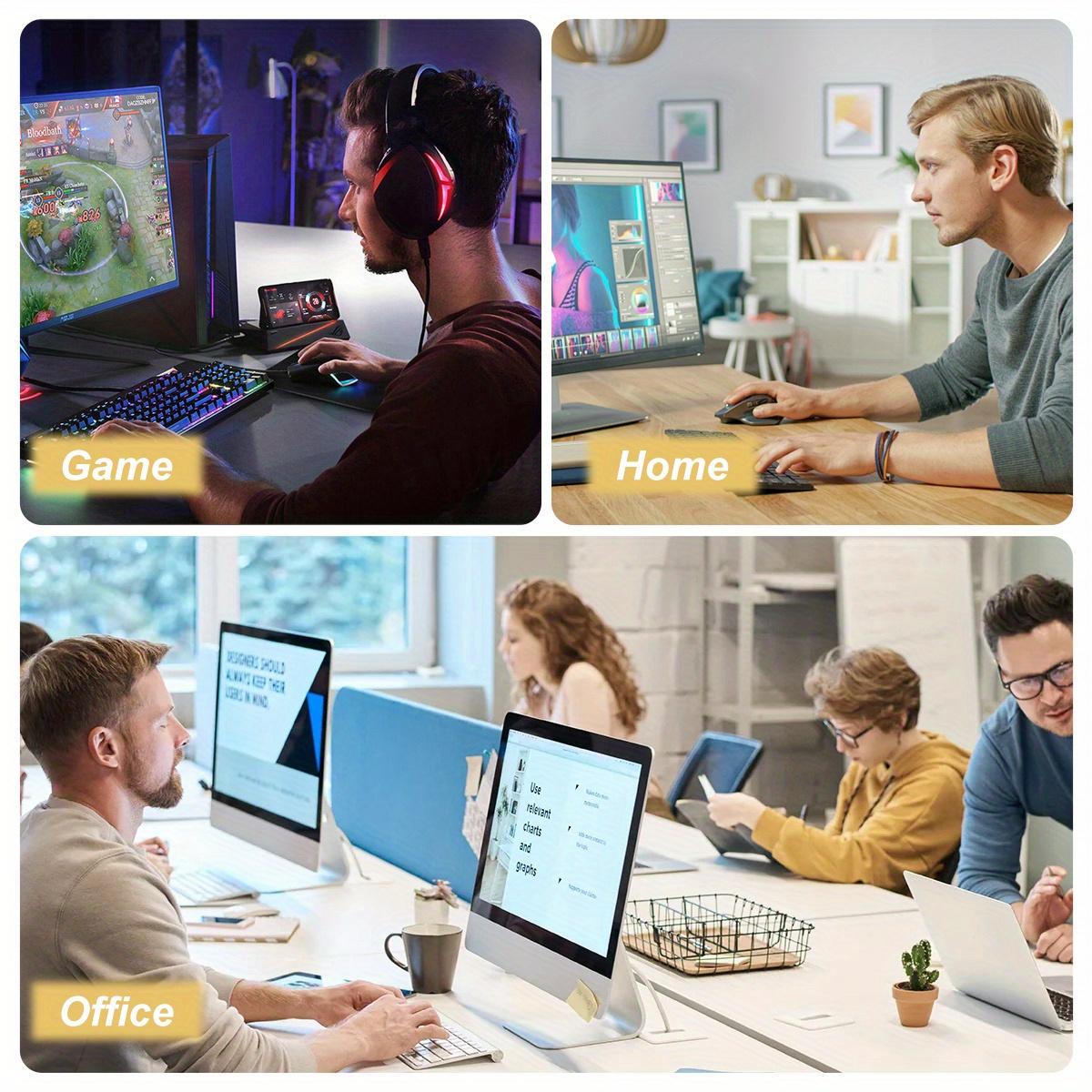 Creative Moon & Star Pattern Mouse Pad, Non-slip Rubber Base Stitched Edge Desk Keyboard Pad, Large Gaming Mouse Pad