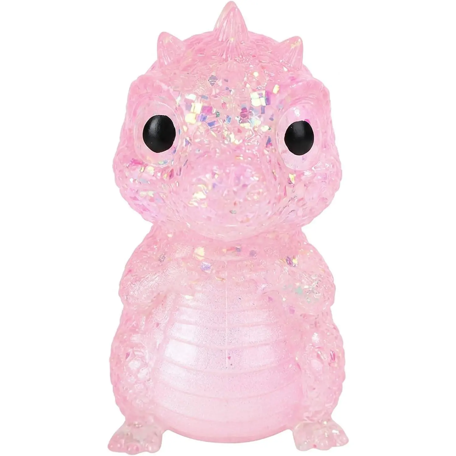 Dinosaur Squishy, Squishy with Glitter, Slow Down Relief and Sensory Play, Cute Squishy Dinosaurs for People, Soft and Squishy Glitter Squishy, 4.5 x 7 x 9 cm