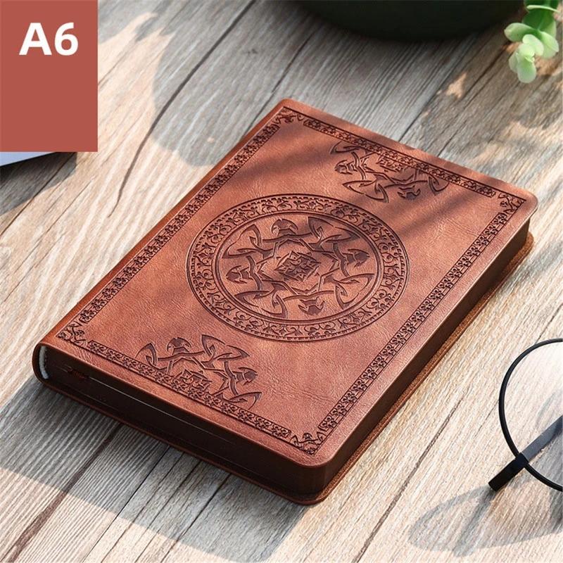 2025 New Portable Vintage Leather Notebook Diary Journal Stationery Gift Portable And Easy To Use