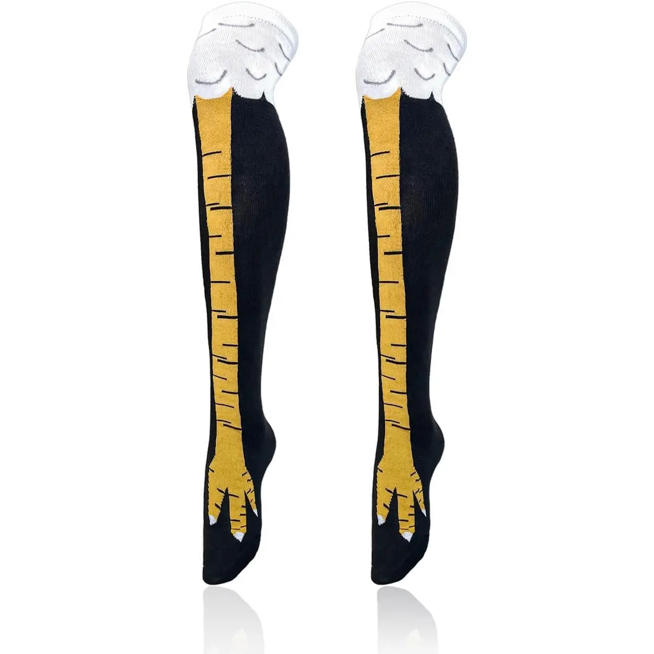 Realistic 3D Animal Feet Socks, Funny Novelty Gag Gift & Stocking Stuffer for Men Women