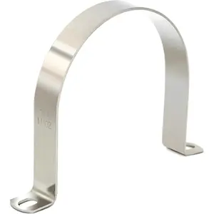5-15/16" Conduit Clamps 304 SS 2-holes Pipe Bracket U Clamp, Tube Clamp for Large Cable/Pipe, Heavy Duty Strap Clamps 2 pcs