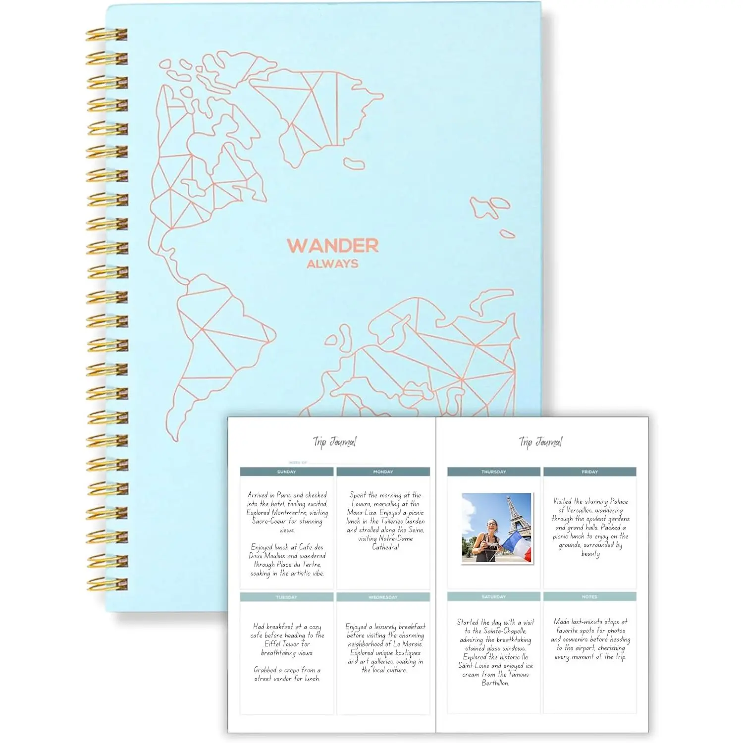 Travel Journal for Women – Travel Notebook and  Planner