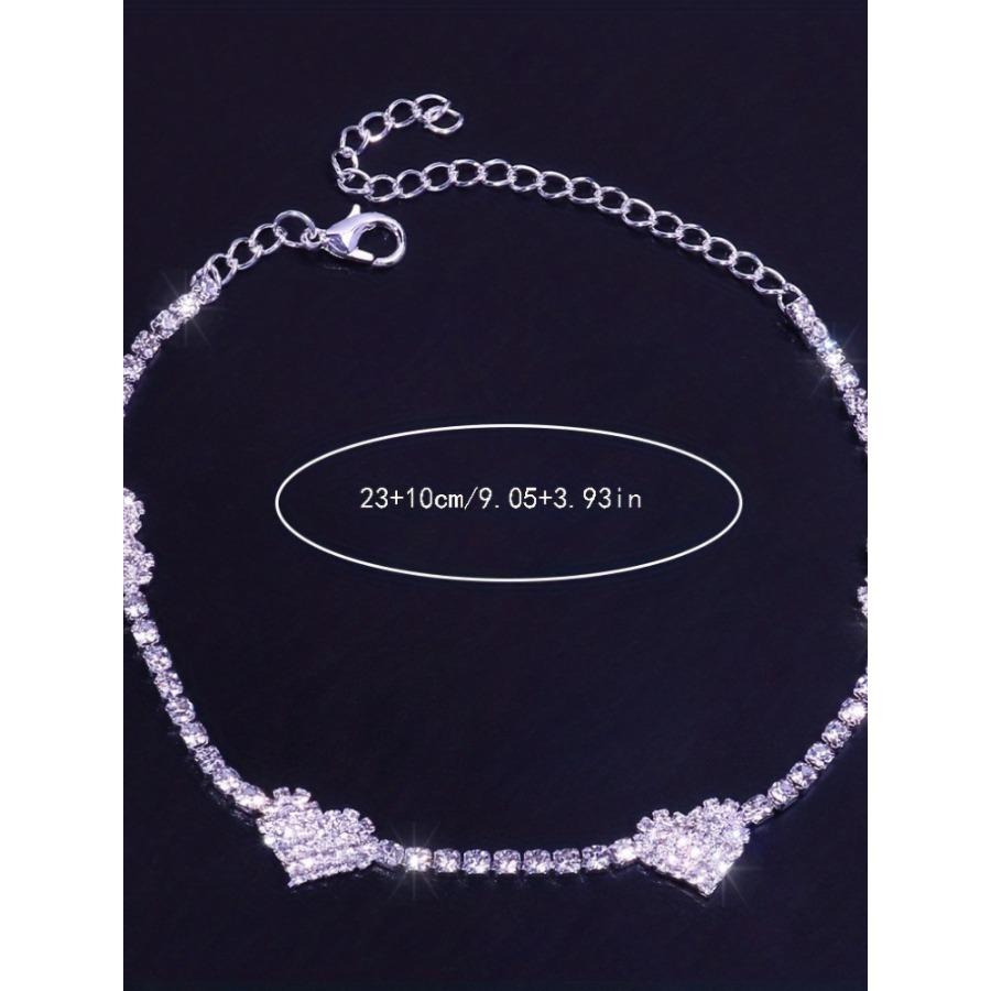 Anklets for Women Waterproof Cz Beach Ankle Bracelets Dainty Summer Butterfly Clover Heart Bow Anklet Non Tarnish Layered Beach Jewelry Accessories for Women Trendy