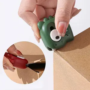 Open Packages In 1 Sencond,Cute Dinosaur Ceramic Box Opener, Safety No Sharp Edges, Magnetic Refrigerator Magnet, Portable Mini Tool for Home Office Dormitory,Sticks To Any Metal Surface