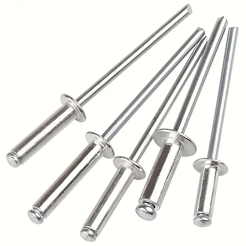100 high-quality aluminum blind rivets | High tensile and shear strength | Multi-scenario repair tool, covering Christmas decorations, outdoor furniture, kitchen and bathroom repairs
