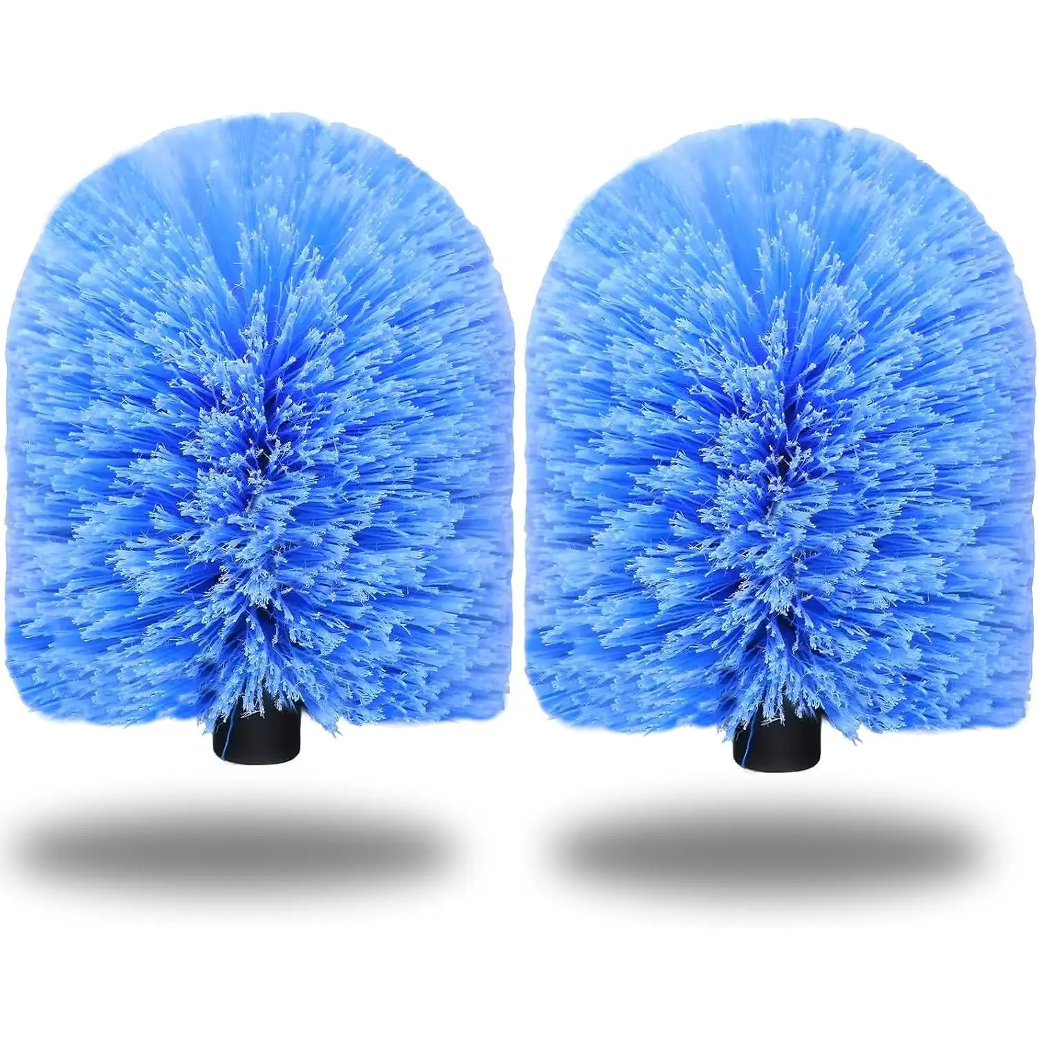 2 Pack Twist- Cobweb Duster , Fits Standard 3/4 inch Threaded Poles, Spider Web Duster Brush for Outdoor & Indoor Cleaning (Blue)