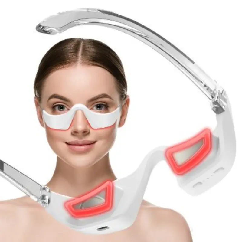 3D Electric Heat Therapy Eye Massager, Wearable Eye Mask, 3 Modes, Relieves Eye Fatigue, Lifts Eyelids, New Model Bm-43