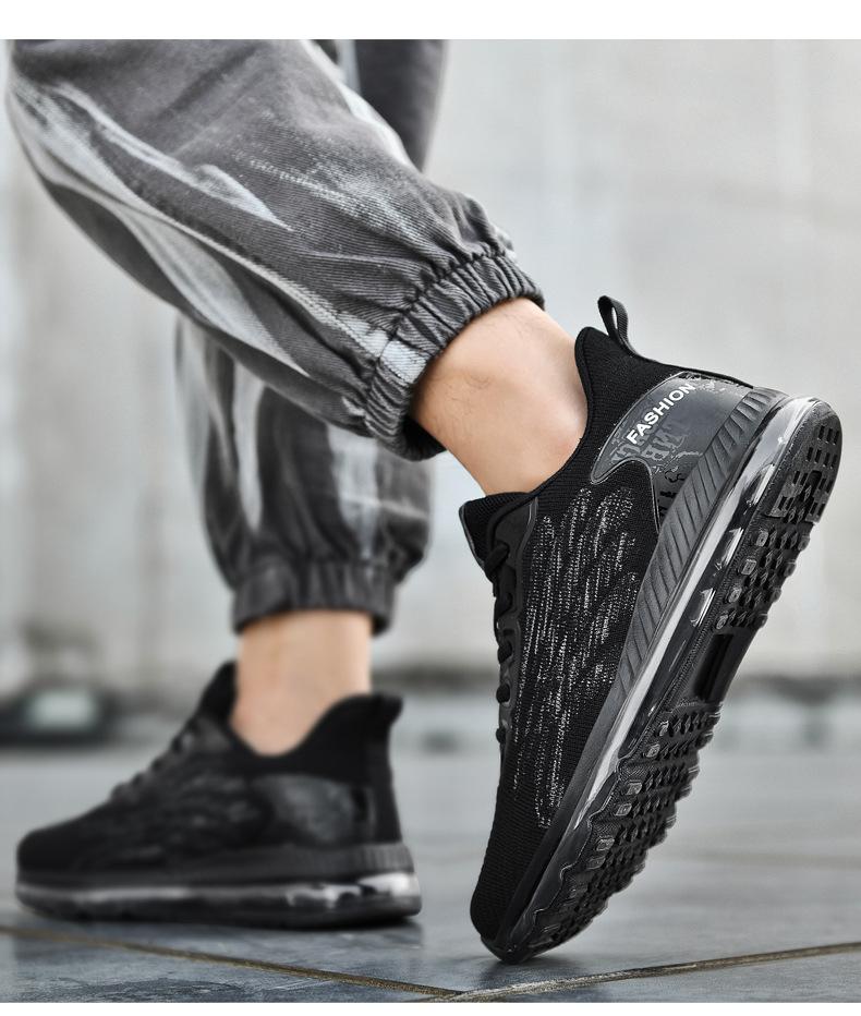 Mesler Men's Sporty Solid RoundToe Laces Trainers, Fashionable Lace UpFront Mesh Breathable Comfortable Sports Air Running Shoes Sporty Lightweight Breathable Running Shoes For Exercise & Daily Wear