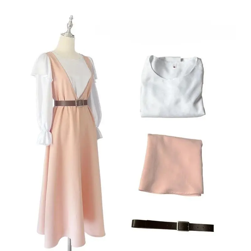 Anime The Fragrant Flower Blooms with Dignity Cosplay Dress Women Girls School Uniforms Lotia Set Waguri Kaoruko Costume Party