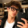Caterside 1/2/3 Counts Luxury Square Frame Glasses, Metal Minimalist Design, Anti-Blue Light, Perfect for Yacht Parties, Art Exhibitions, City Tours