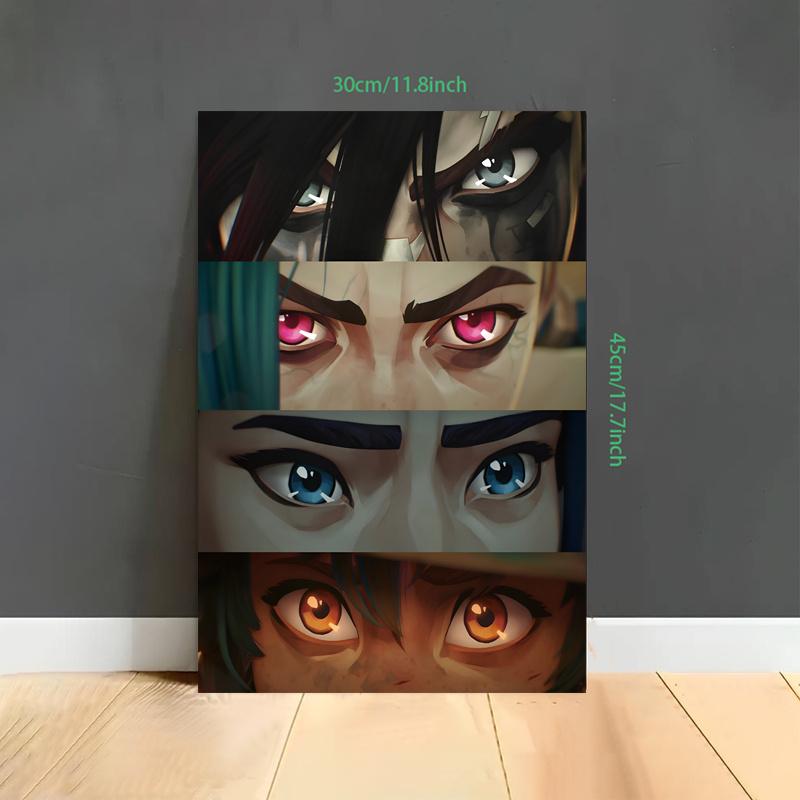1pc Frameless Arcane Anime Canvas Wall Art - Unframed, Durable Poster with Intricate Character Design, Perfect for Home & Office Decor, Inspirational Four Seasons Wall Art for Living Room, Bedroom, Kitchen, Bathroom, Anime Room Deco 1pc Frameless Arcane Anime Canvas Wall Art - Unframed, Durable Poster with Intricate Character Design, Perfect for Home & Office Decor, Inspirational Four Seasons Wall Art for Living Room, Bedroom, Kitchen, Bathroom, Anime Room Deco