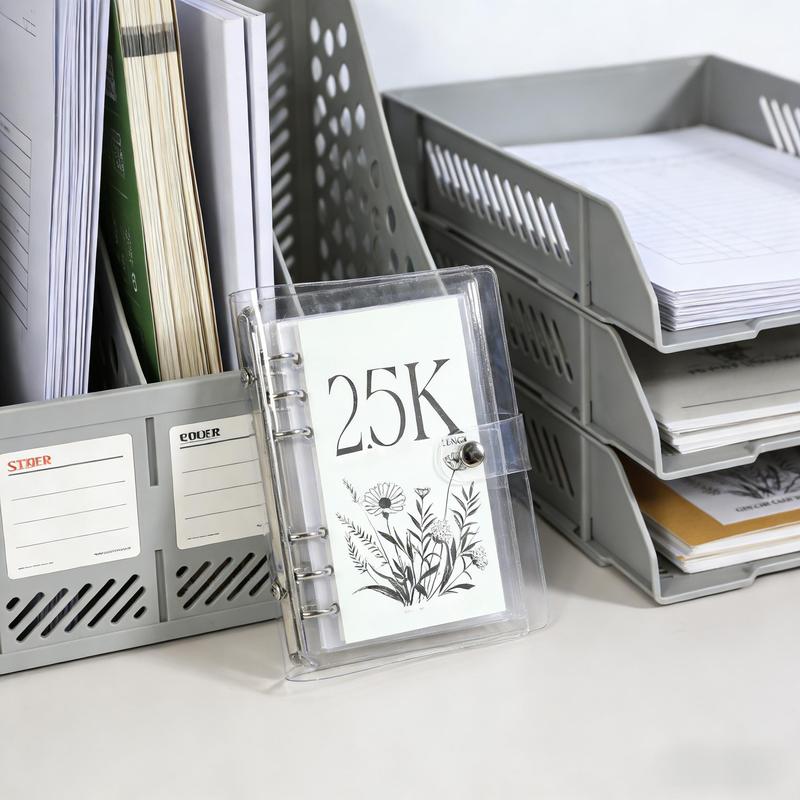 A6 12 Month Money Saving Challenge Binder, 1 Count Money Saving Budget Binder with Cash Envelopes, Savings Challenges Book for Home Office, 2026 New year Valentine's Day Gift