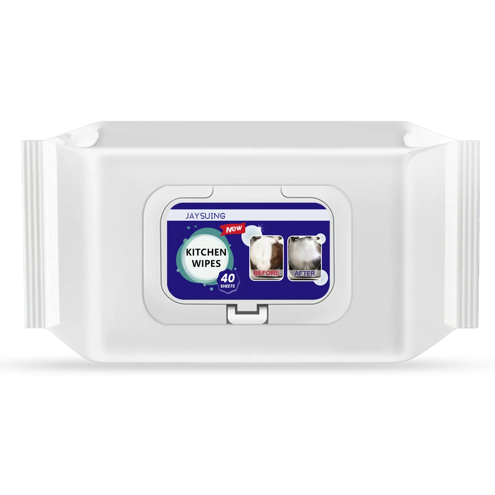 Kitchen cleaning wipes for cleaning stubborn stains and heavy grease in the kitchen, multi-purpose thickened cleaning wipes