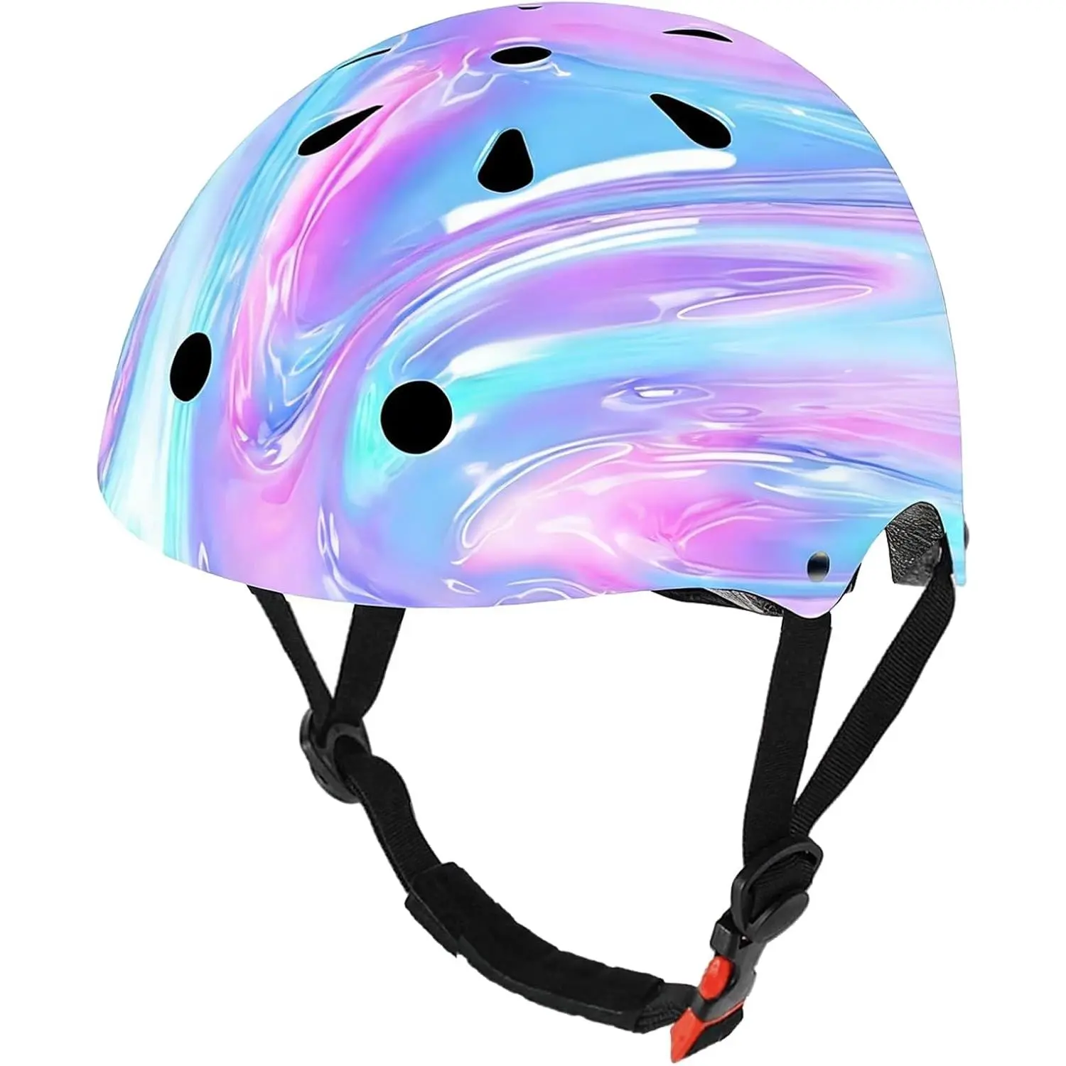 Adjustable Color Gradient Toddler Kids Bike Helmet  3-5-8-14+Ages Girls Boys.Skateboard Bicycle Toddler Helmet 2-4 Years  Multi-Sports Cycling Scooter Inline Roller Skates Rollerblading