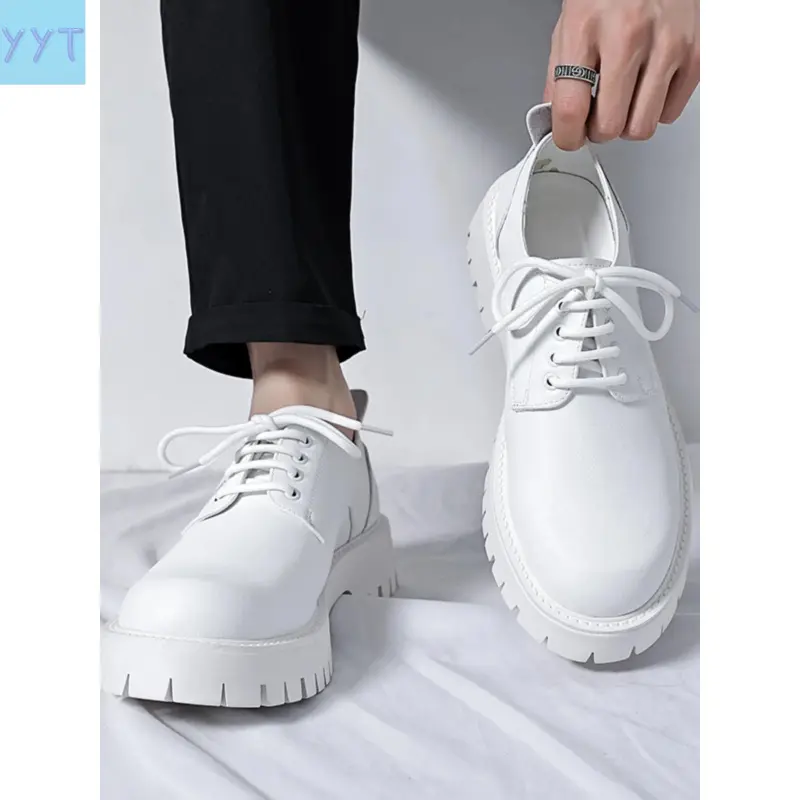 YYT1 Men's Fashionable Lace Up Front Dress Shoes, Casual Oxford Shoes, Business Casual Oxfords, Casual Comfortable Breathable Shoes Daily Wear, Male All-match Round Toe Shoes Daily Wear, Business Casual Shoes, Business Casual Footwear