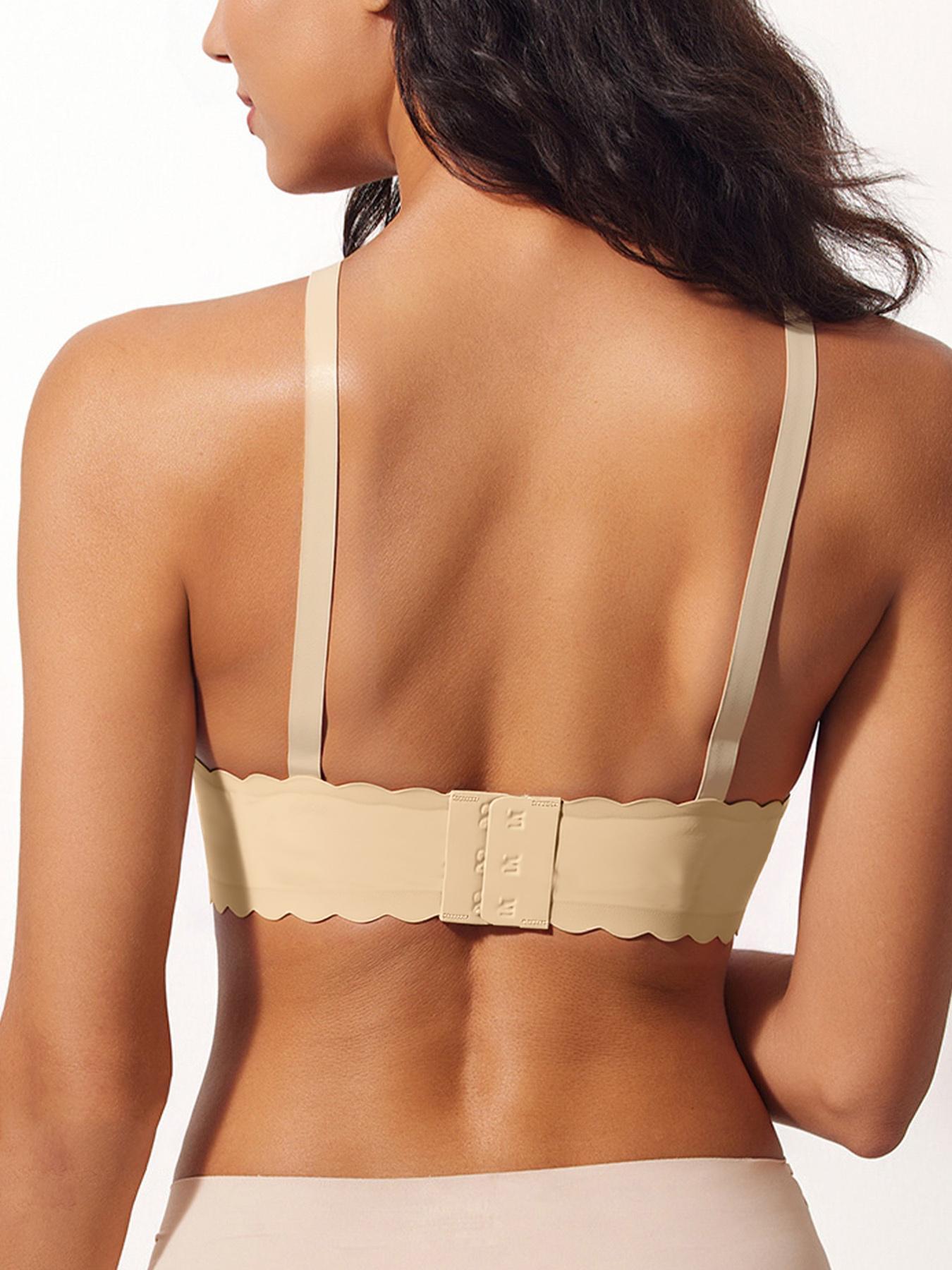 FZ 1/2/3PCS EssElegance Push-Up Seamless Bra - Adjustable Straps & Wire-Free Support for Daily Wear, Ultra-Soft Breathable Fabric