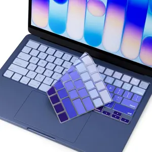 Keyboard Cover  for 2026  MacBook Neo 13 inch with  A18Pro Chip/A3404,  Ultra Thin Keyboard Protector for MacBook Neo 13'' A18 Pro Accessory,  ANSI Layout (Ombre Blue)