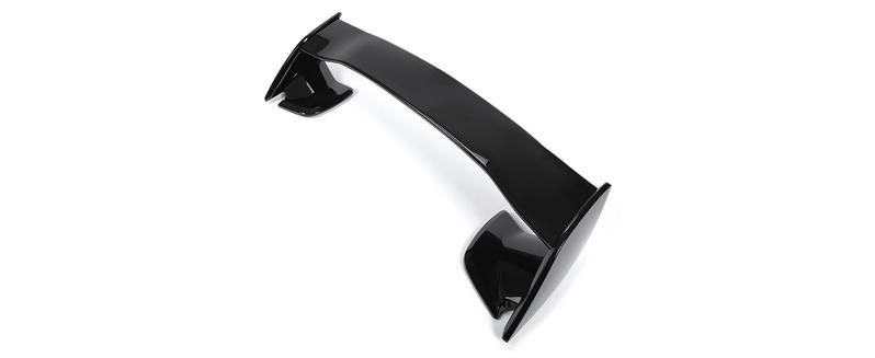 Trunk Spoiler Compatible with 2015-2021 Subaru WRX STI 4 Door Sedan Rear Trunk Spoiler Wing Lid Plastic Glossy Black Vehicle Autos Automotive Car Accessories