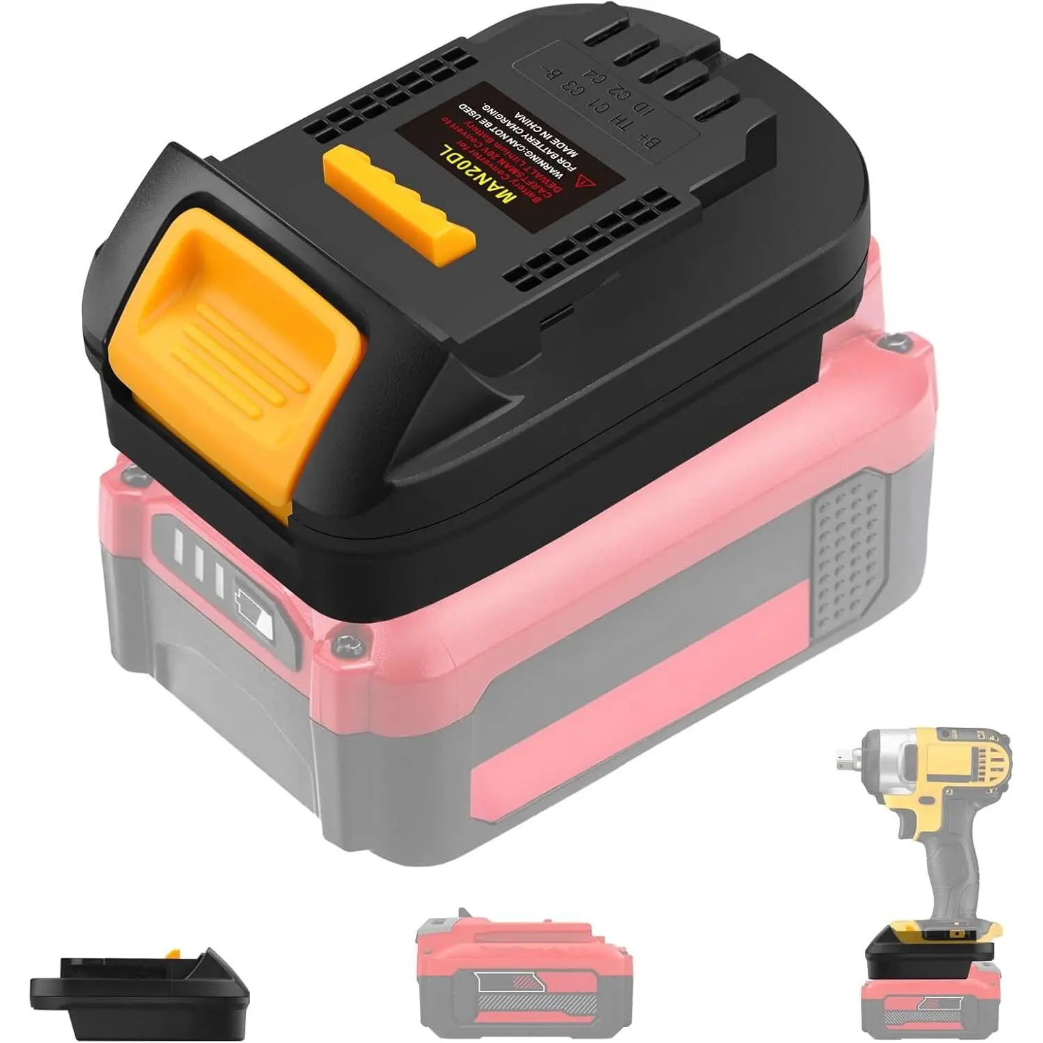 MAN20DL Battery Adapter for Craftsman 20V to for Dewalt 20V Cordless Power Tool Converter