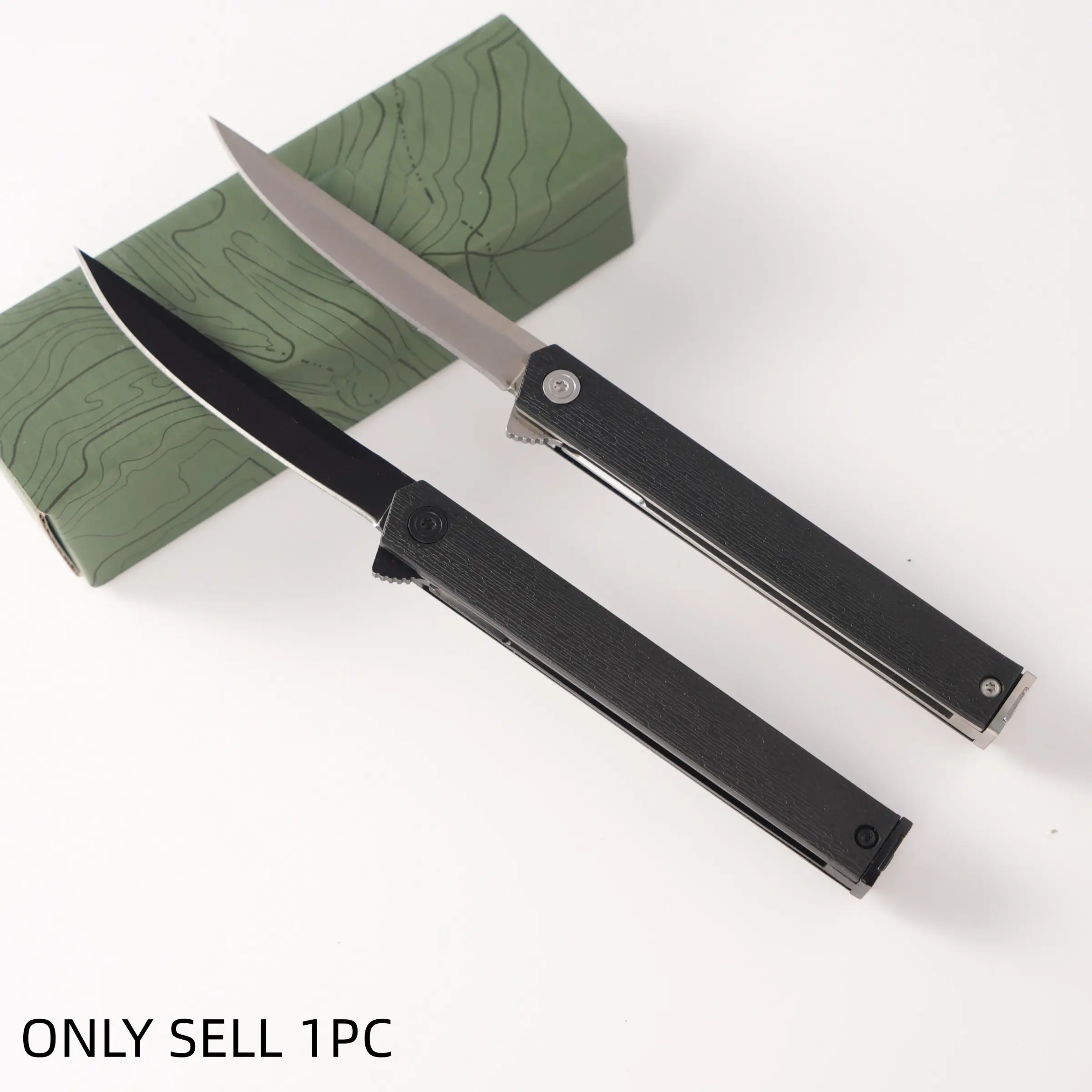 1pc Multi-Functional Pocket Knife, Edc Tool, Kitchen Utility, Camping Fishing Essential, Durable Everyday Blade, Ideal Men's Gift