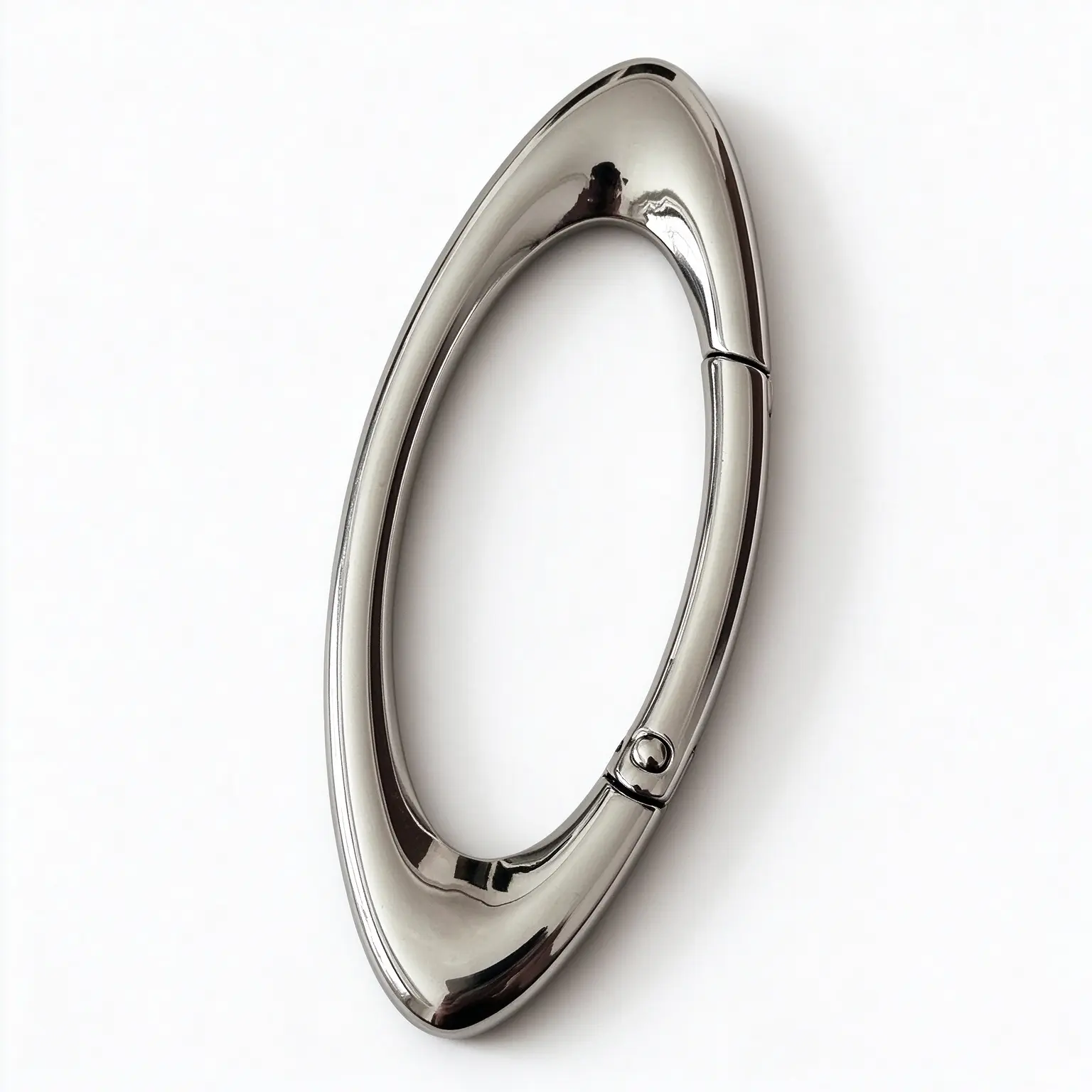 Oval Shaped Metal Carabiner Keychain, Zinc Alloy Hook Carabiner Clip for Men, Carabiner Hooks, Trendy Versatile & Exquisite Accessory for Birthday Gift