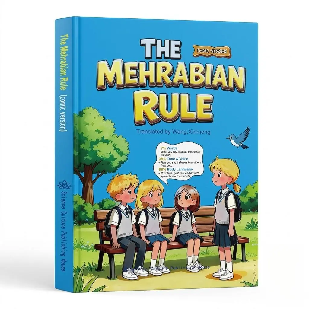 [YC READING]The Mehrabian Rule Comic Book for Kids: Social Emotional Learning (SEL) & Communication Skills Graphic Novel| Emotional Intelligence, Body Language & Social Cues Education