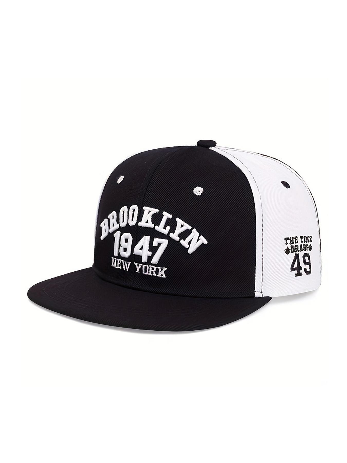 Unisex Letter Embroidery Baseball Cap, Casual Outdoor Sports Hat for Men & Women, Adjustable Sun Protection Cap for Daily Wear