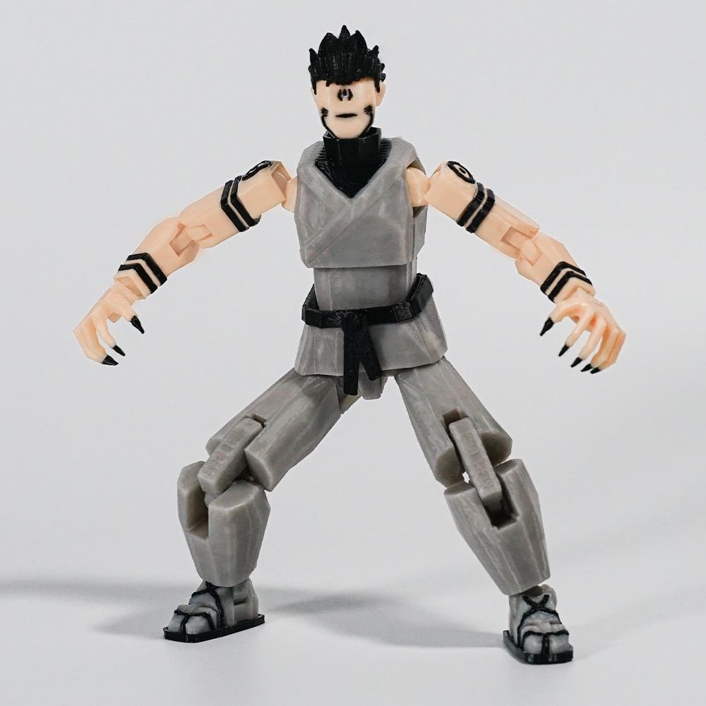 3D Printed Jujutsu Kaisen Ryomen Sukuna 2.0 Anime Multi-Jointed Shapeshift Toys Action Figures Mannequin Model Ornaments Gifts