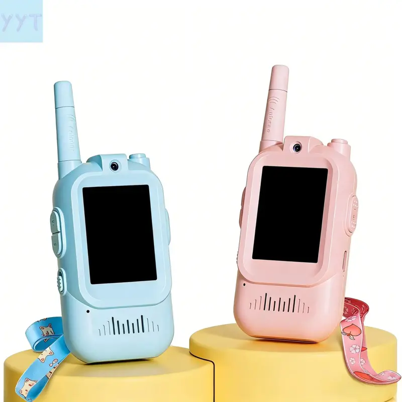 YYT1 2026 Kids Video Walkie-Talkie Toy Set, Two-Piece Camera Kit, Long-Distance Communication, Ages 3-12, Indoor/outdoor Use, Holiday Gift