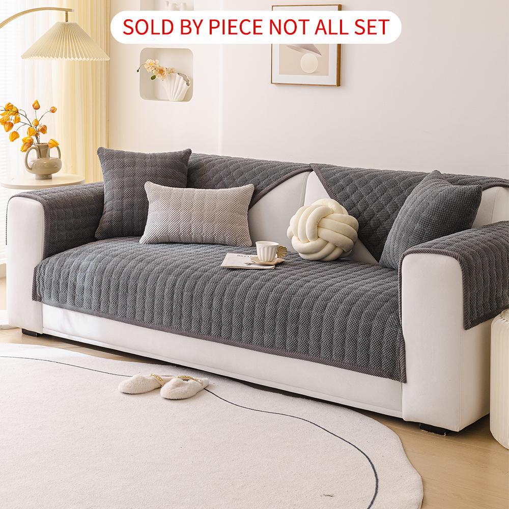Solid Color Sofa Cover, 1 Count Non-slip Sofa Slipcover, Sofa Protector for Home Living Room, Sofa Protector for Home Living Room #TOP PICKS