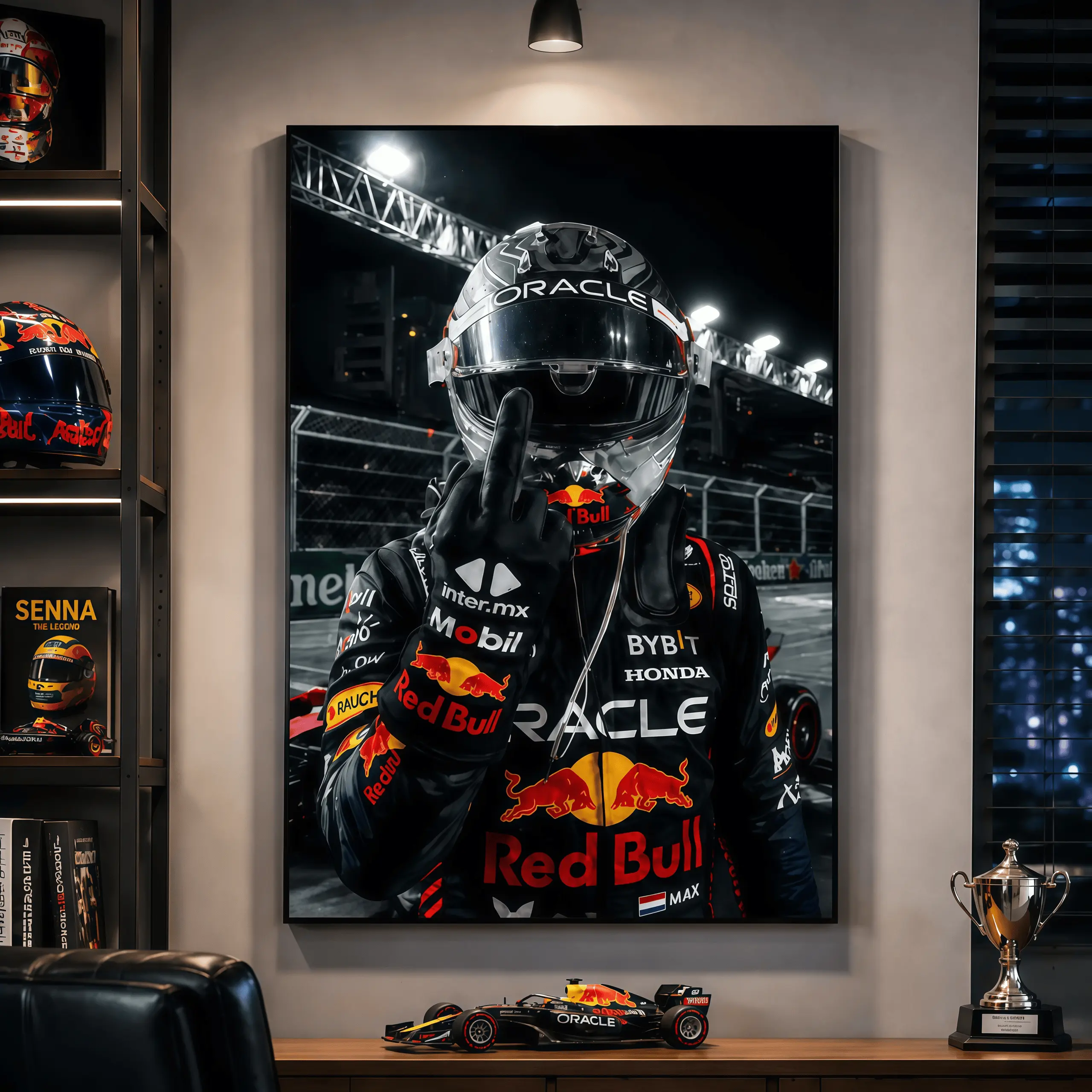 F1 Print, Formula 1 Racing Poster, Impasto Oil Style Motorsport Wall Art, Grand Prix Poster, Race Souvenir Artwork, Racing Wall Poster, Automotive Wall Art, Sports Fan Wall Decor, Racing Room Decor, Car Lover Gift, Garage Wall Art, Man Cave Decor