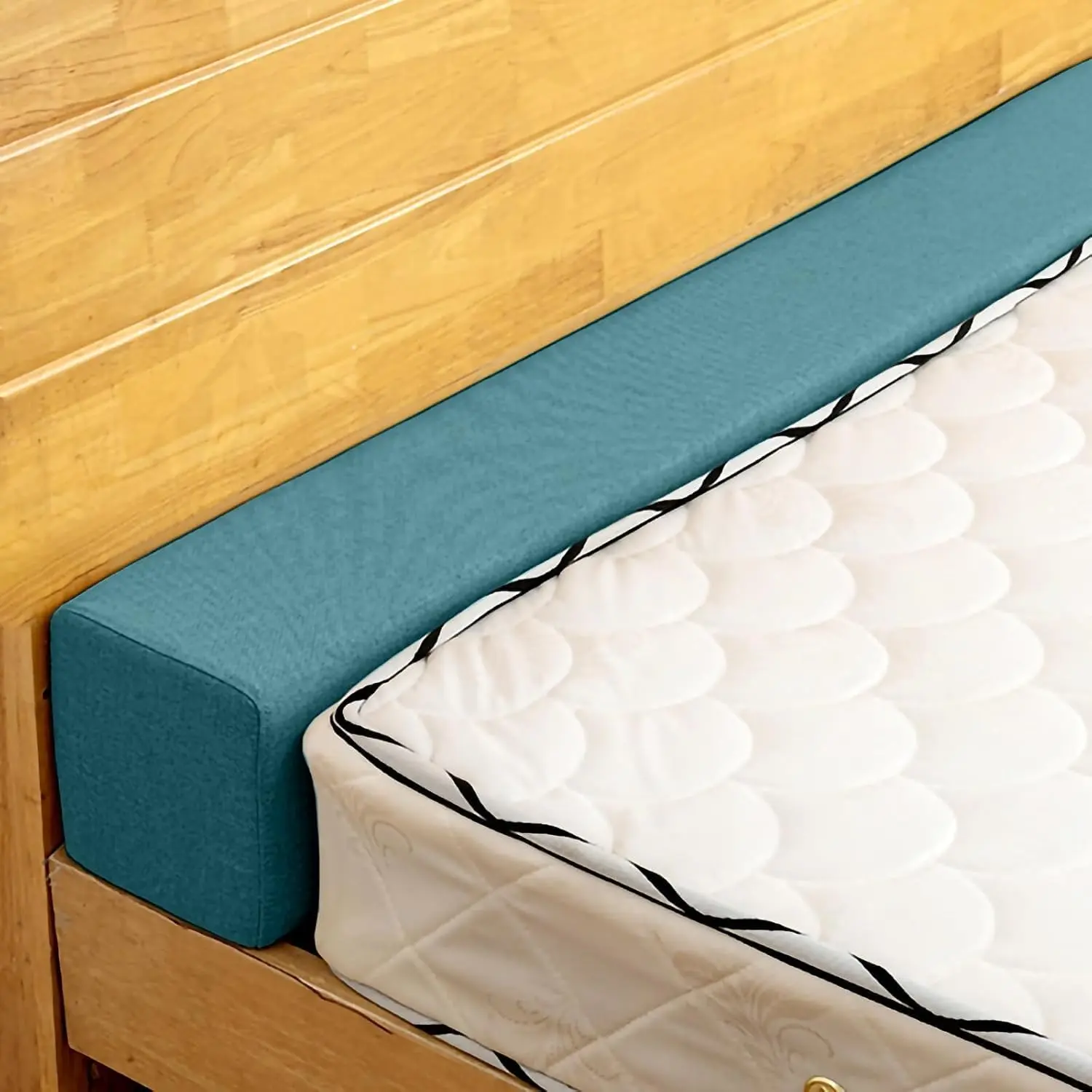 Mattress Extender for Twin/Twin XL/Queen/King Bed, Bed Gap/Space/Crack Filler Between Headboard and Mattress or Wall, High-Density Foam with Removable Cover(Dark Blue-LxWxH-39 * 2 * 6in)