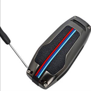 Zinc Alloy Car Key Cover Cases Compatible with Ford Edge Explorer F-150 F-250 Fusion Mondeo 5 Buttons with Fluorescent Tricolor Strip (Matte) Zinc Alloy Car Key Cover Cases Compatible with Ford Edge Explorer F-150 F-250 Fusion Mondeo 5 Buttons with Fluorescent Tricolor Strip (Matte)