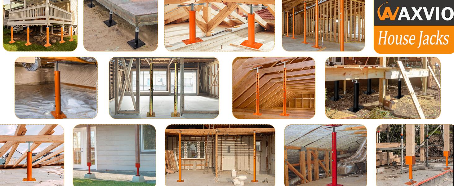 Jacks for Leveling, 15.5"-21" Jack Post Basement Jack, Screw Jack Jacks, Foundation Jack for Leveling Crawlspace Jacks for Leveling, 15.5"-21" Jack Post Basement Jack, Screw Jack Jacks, Foundation Jack for Leveling Crawlspace