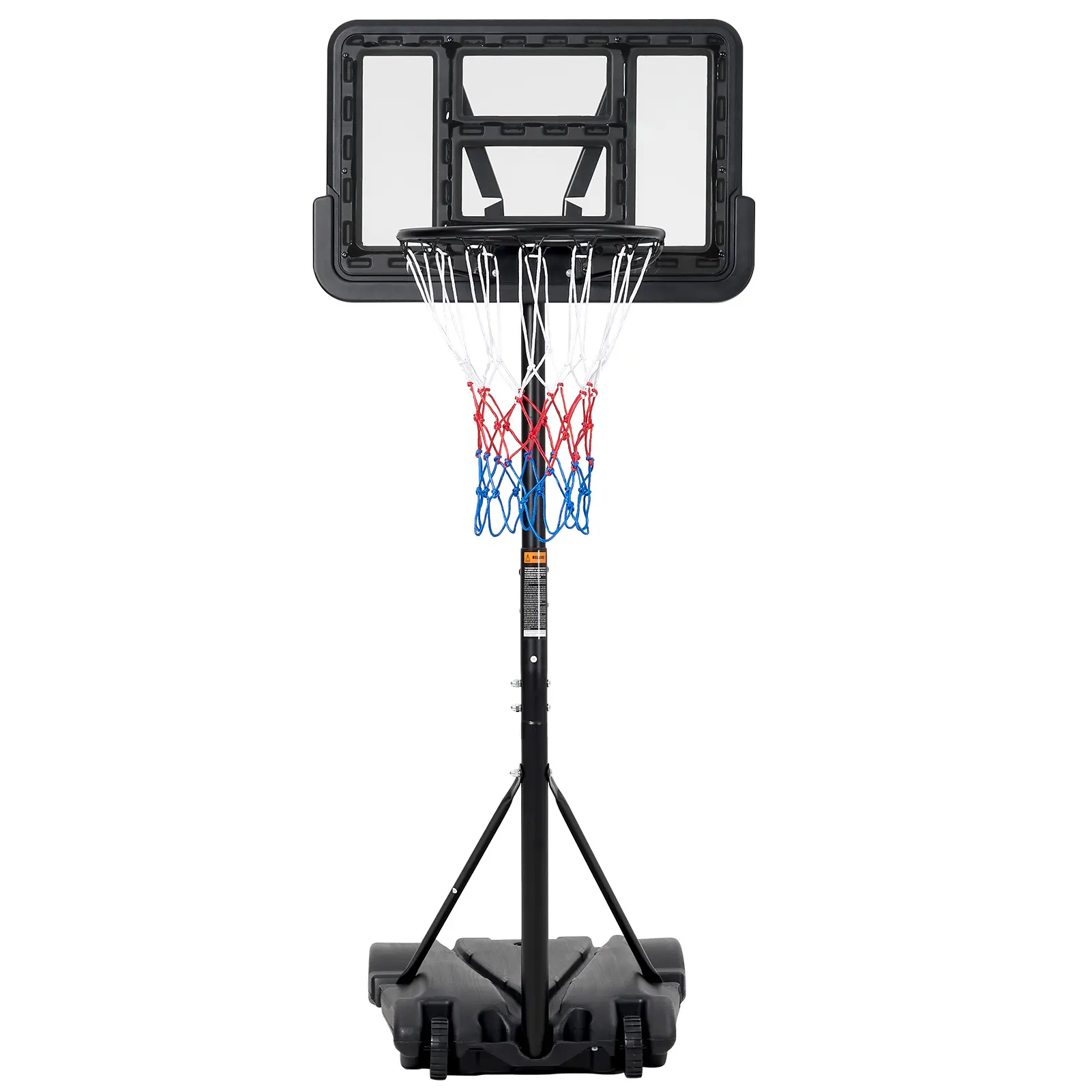 Basketball Hoop Outdoor – 10FT Height Adjustable Portable Basketball Goal with PC Backboard and Large Water/Sand Base – Indoor/Outdoor Hoop for Kids, Youth, Adults – Backyard, Driveway