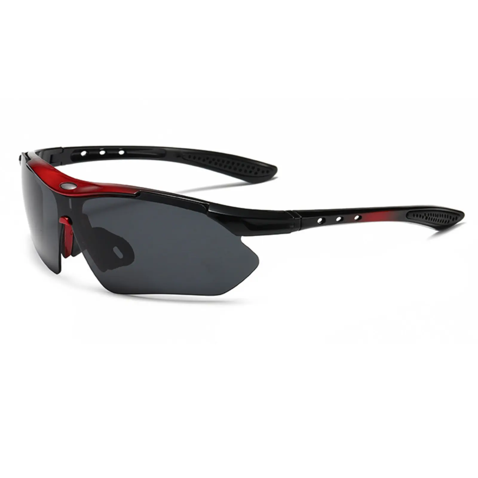 Outdoor Sports Cycling Glasses - Windproof Lens, UV400 Shield, Wrap-Around Sunglasses for Men - Ideal for Running/Fishing Riding, Female Wear, Anti-Wind & Sand, Uv Protection Lens, Multicolor Frames, Crescent Blue Frame Multicolored Film, White Frame Blac