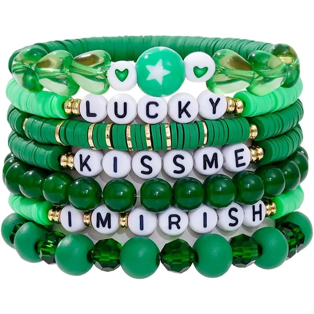 D-Lucky Green Beads